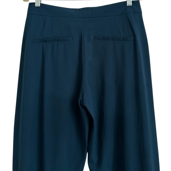 HELMUT LANG DARK TEAL PEGGED LEG ZIP ANKLE PANTS SIZE 4 - Picture 4 of 15